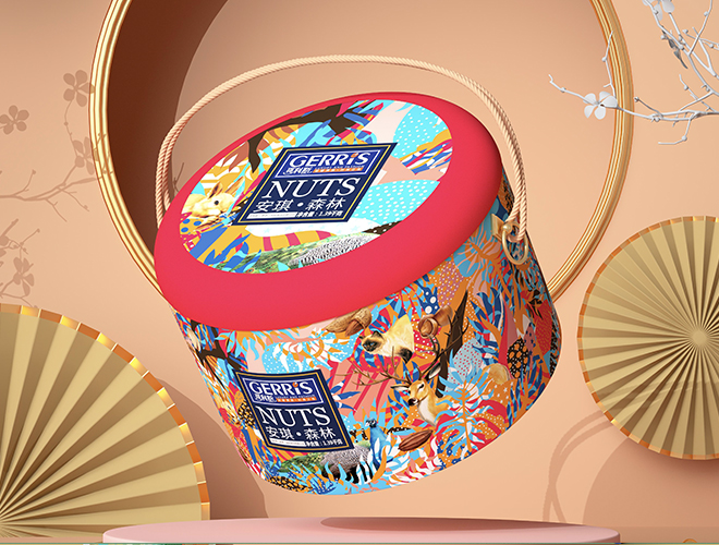 哥利斯插画创意坚果礼盒