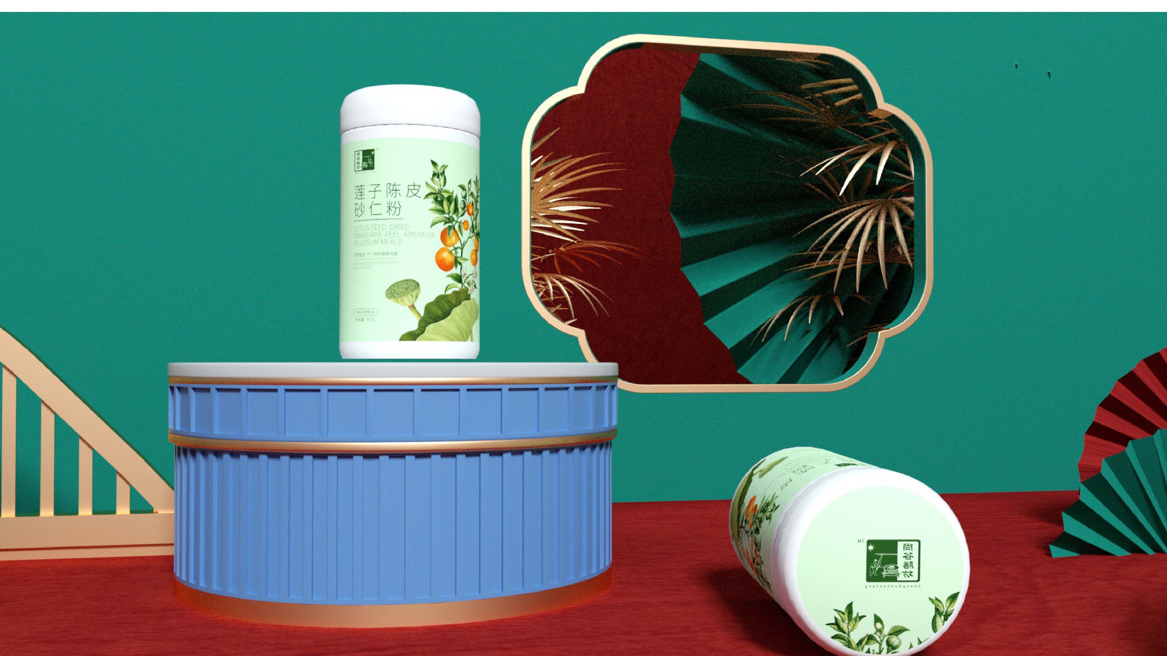 尚谷膳坊瓶贴设计