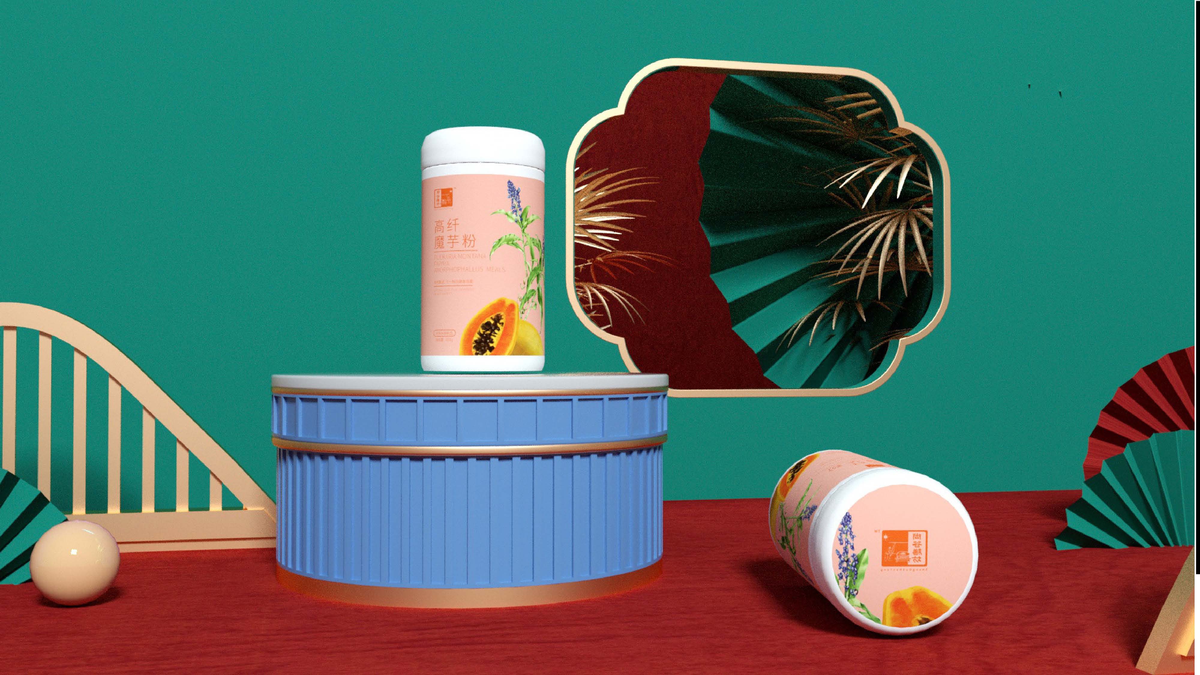 尚谷膳坊瓶贴设计