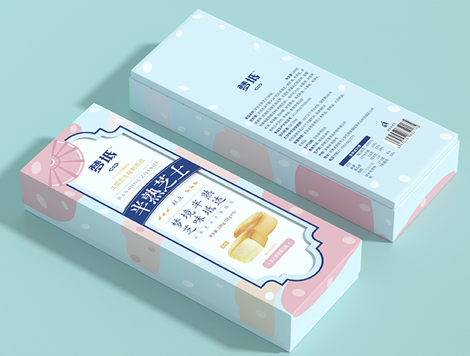 梦坻半熟芝士包装设计