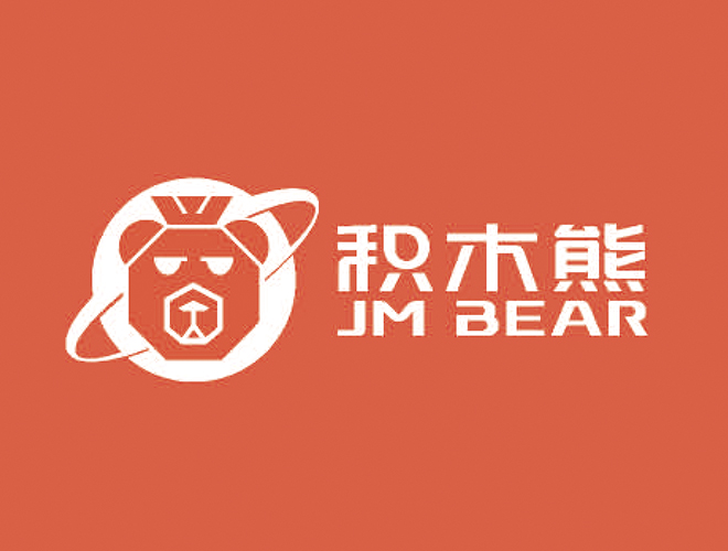 湖北积木熊logo设计