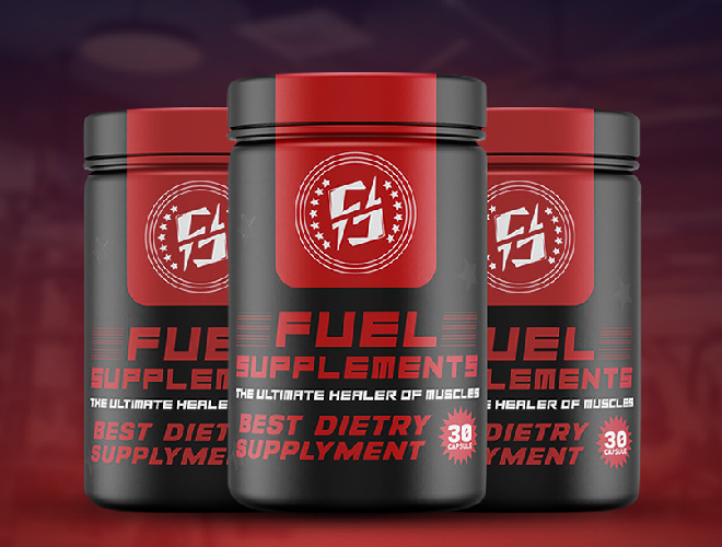 专业健身房补充剂标签设计