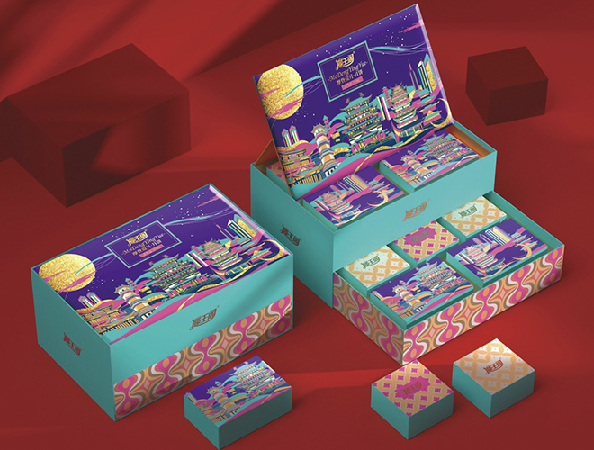 滕王阁月饼包装礼盒